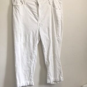 NYDJ 5 pockets white jeans